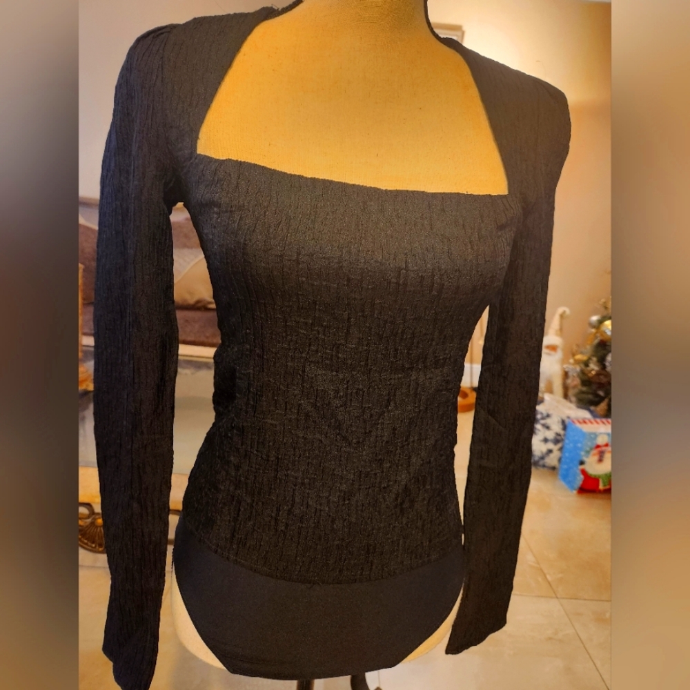 Zara Black Bodysuit⚫️ 🐈‍⬛️